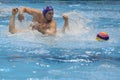 Water polo players fighting for the ball Royalty Free Stock Photo