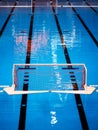 Water polo pool Royalty Free Stock Photo