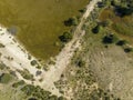 Water Pool On Diggings After Sapphire Mining Royalty Free Stock Photo