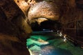 A water pool in River Cave at the Jenolan Caves, Australia