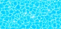 Water pool texture bottom vector background, ripple and flow with waves. Summer blue aqua swiming seamless pattern. Sea Royalty Free Stock Photo