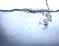 Water potable - underwater background Royalty Free Stock Photo