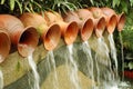 Water Pots Fountain Royalty Free Stock Photo