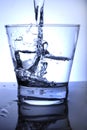 Water poured into glass. Free Royalty Free Stock Photo