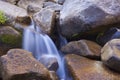 Water Pouring Over Rocks Royalty Free Stock Photo