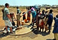 Water & Poverty, Niassa, Mozambique Royalty Free Stock Photo