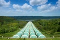 Water power plant pipes Royalty Free Stock Photo