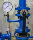 Water pressure gauge meter Royalty Free Stock Photo