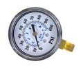 Water pressure gauge Royalty Free Stock Photo