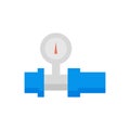 Water pressure meter icon. Vector illustration eps 10 Royalty Free Stock Photo