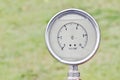 Water pressure meter Royalty Free Stock Photo