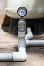Water pressure meter Royalty Free Stock Photo