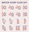 Water pump icon