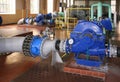 Water pumping station Royalty Free Stock Photo