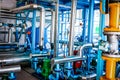 Water pumping station - at factory Royalty Free Stock Photo