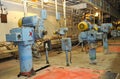 Water pumps cool reactors, production hall of pumping station of Chornobyl Nuclear Power Plant Royalty Free Stock Photo