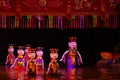 Water puppet show in Hanoi Vietnam