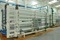 Water purification factory Royalty Free Stock Photo