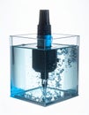 Water Purification Technology in a Glass Tank Royalty Free Stock Photo