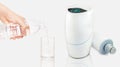 The water purifier, cartridge filter for tap water clearing and