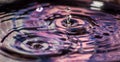 Water Purple and blue Drop Royalty Free Stock Photo