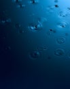 WaterBlack Blue Rain Background Royalty Free Stock Photo
