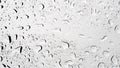 Water rain droplets on clear transparent glass background, clear water vapor bubbles on window glass Royalty Free Stock Photo