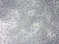 Water rain drops or steam shower. Realistic pure droplets condensed. Vector clear vapor water bubbles Royalty Free Stock Photo