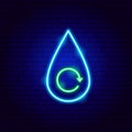 Water Recycling Neon Sign