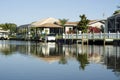Water ReflectionTropical Homes and Boat Docks