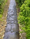 Water in a regulated creek