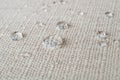 Water repellent and waterproof fabrics. How to waterproof fabric with these simple instructions for Experiment by drop water on it