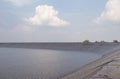 Water Reservoir and Blue Sky with Colud