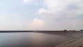 Water Reservoir and Blue Sky with Colud