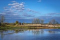 Water reservoir in Chernobyl Zone Royalty Free Stock Photo