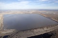 A water reservoir in the oil sands in Alberta, Canada