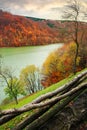 Water reservoir on the Tereblya river