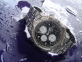Water resistant watch Royalty Free Stock Photo