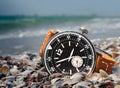 Water resistant watch Royalty Free Stock Photo