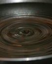 Water Rings Ripple in a Dark Pool Royalty Free Stock Photo