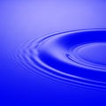 Water ripple effect background surface texture with circle wave pattern liquid Royalty Free Stock Photo