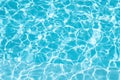 Water ripple in swimming pool abstract light blue and white seamless patterns background Royalty Free Stock Photo