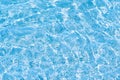 Water rippled and sunny reflections in swimming pool surface background Royalty Free Stock Photo