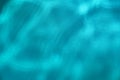 Teal water ripples background -  underwater texture. Sun shining through water Royalty Free Stock Photo