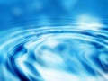 Water ripples blue abstract background Royalty Free Stock Photo