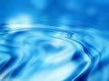 Water ripples blue abstract background Royalty Free Stock Photo