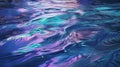 Water ripples in blue and purple colors. Abstract water background. Royalty Free Stock Photo