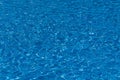 Water ripples on blue tiled swimming pool background. Top view Royalty Free Stock Photo