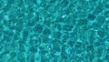 Water ripples on blue tiled swimming pool background, View from above, Aerial view of swimming pool outside hotel Royalty Free Stock Photo