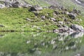 Water ripples near the shores of scenic Lake Royalty Free Stock Photo